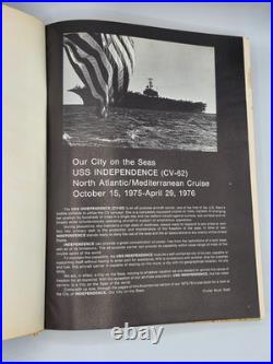 Vtg USS Independence Aircraft Carrier CV62 Book