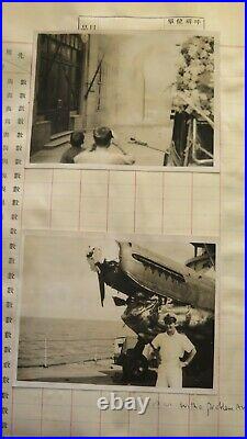 WWII AIRCRAFT CARRIER Album HMS Venerable R63 Naval Officer's Album RARE WW