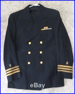 WWII US Navy Aircraft Carrier Medical Officer Uniform Group