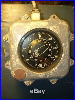Ww2 Us Navy Wind Direction / Intensity Gage Aircraft Carrier Nautical Friez