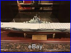 Yorktown Battleship Wwii Signature Le Franklin Mint Aircraft Carrier S/n 0850