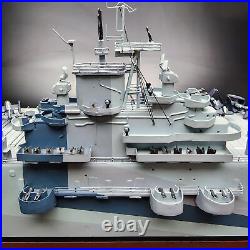 Yorktown WWII Aircraft Carrier CV-10 by Franklin Mint 1350 Diecast & Wood